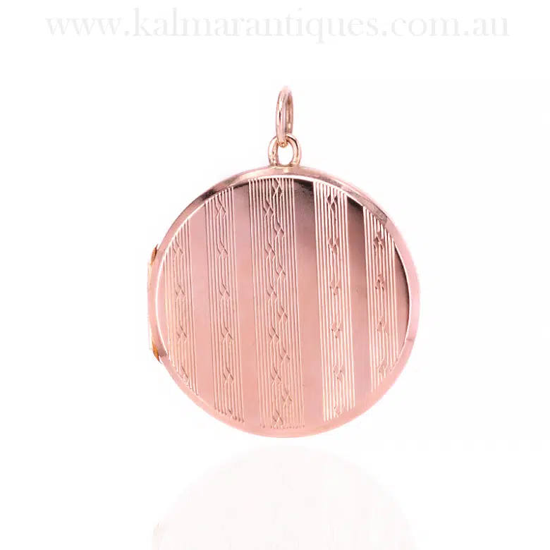1918 Double-Sided Photo Locket
