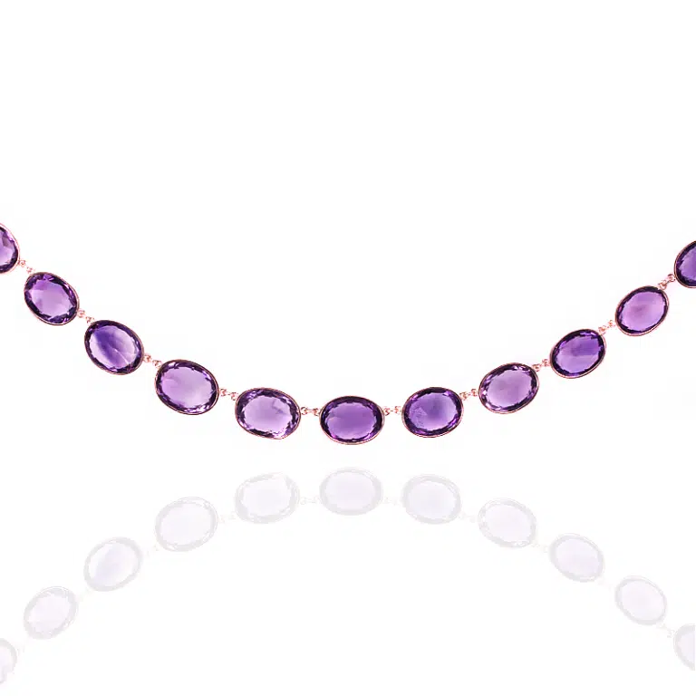 Antique amethyst necklace