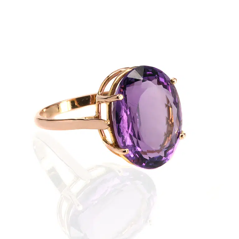 vintage amethyst ring