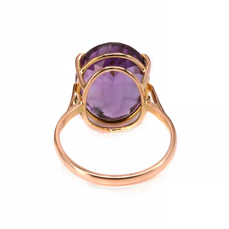 vintage amethyst ring