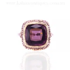 Breathtaking amethyst ring