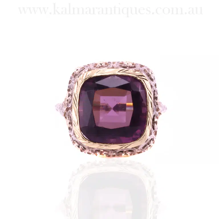Breathtaking amethyst ring