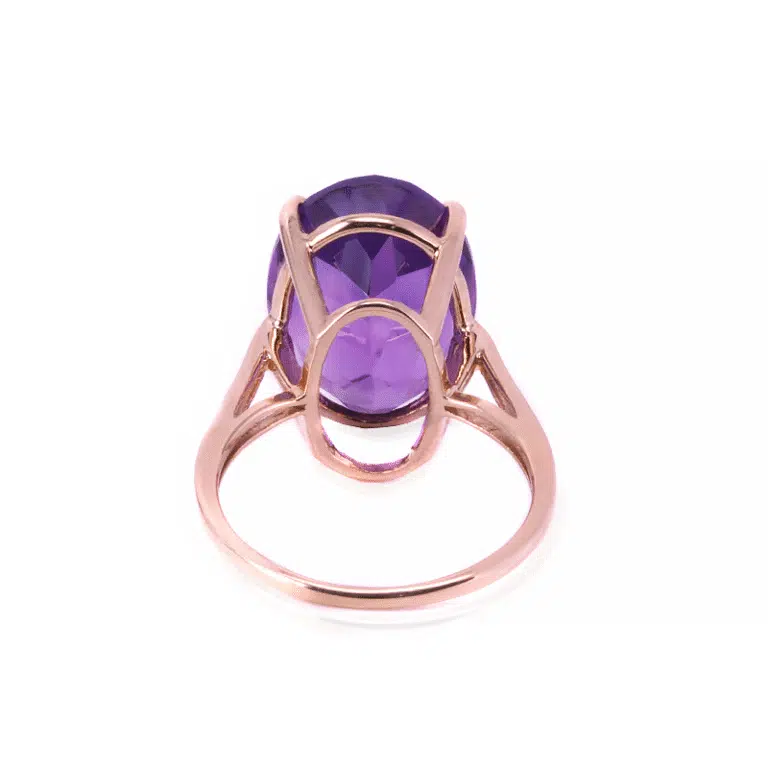 Vintage amethyst ring made in 1977