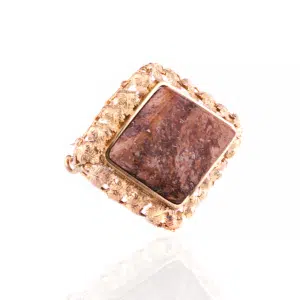 18 carat gold antique brooch made by Wendt