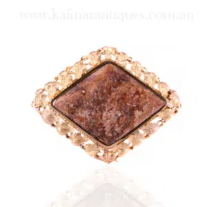 Antique gold brooch