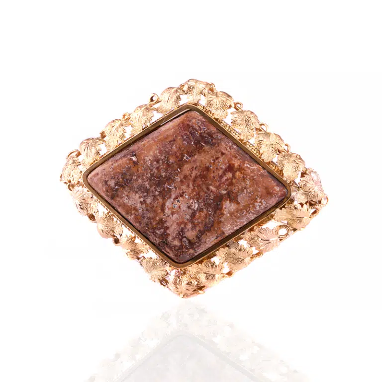 Antique gold brooch