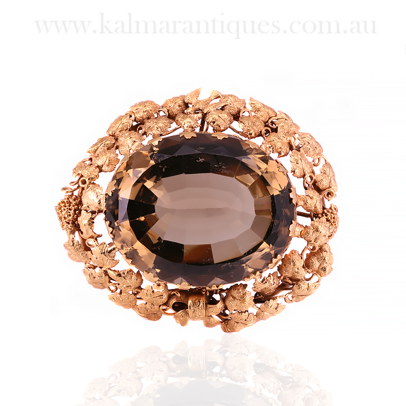 Amazing early Australian brooch by Edward Schafer