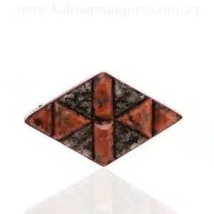Antique jasper brooch