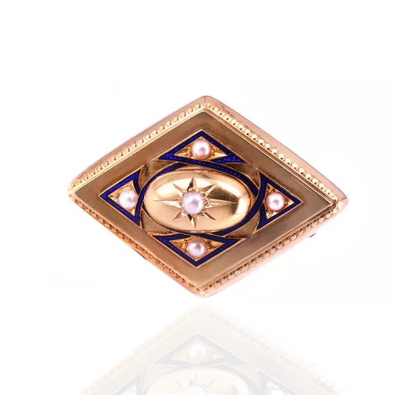 Antique Brooch With a Locket