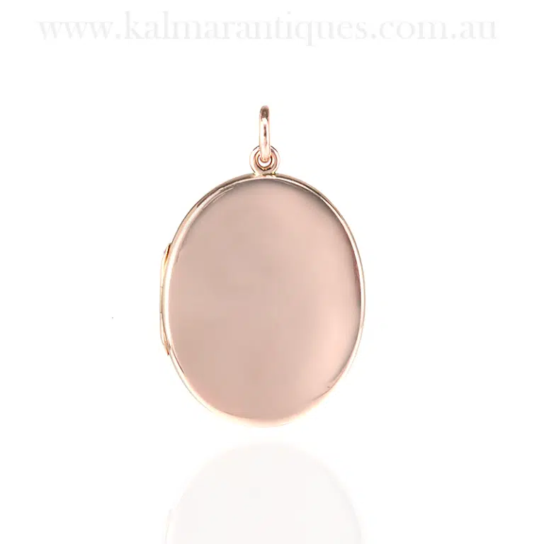 gold photo locket
