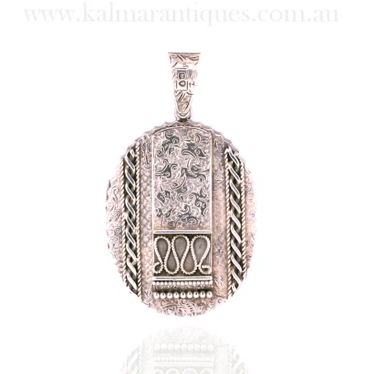 Antique photo locket