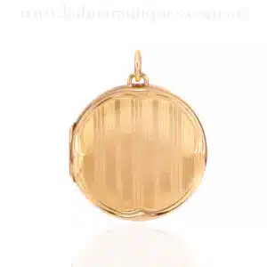 18 carat gold antique locket