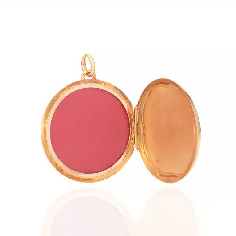 18 carat gold antique locket