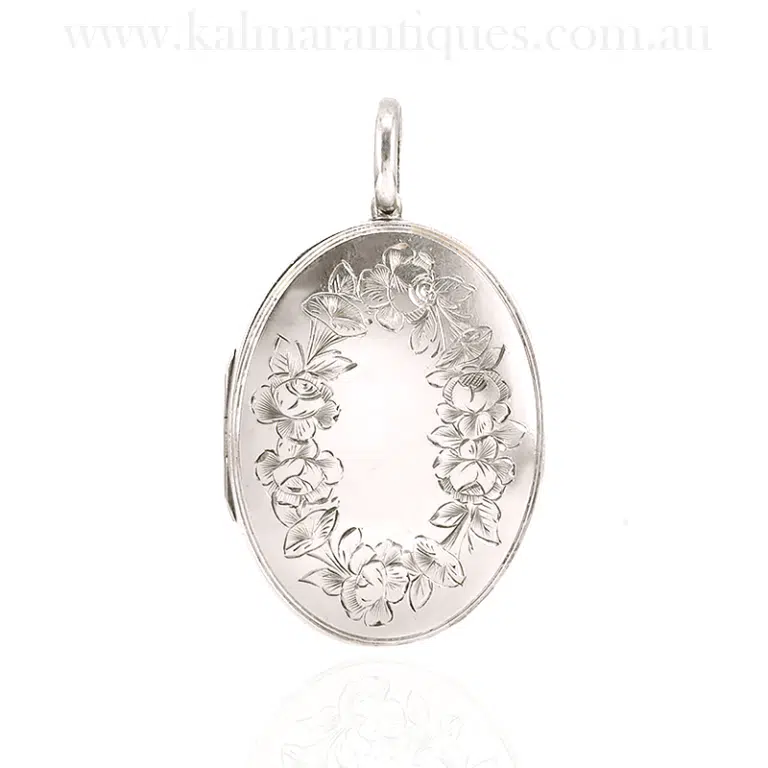 Victorian photo locket