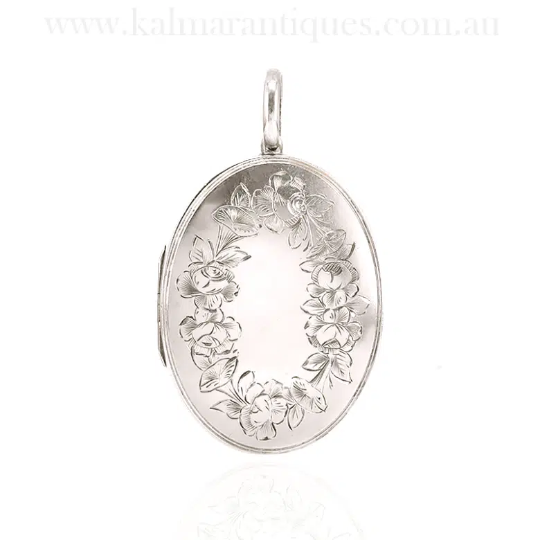 Victorian photo locket