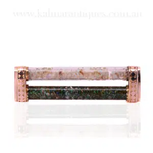 Antique double opal brooch