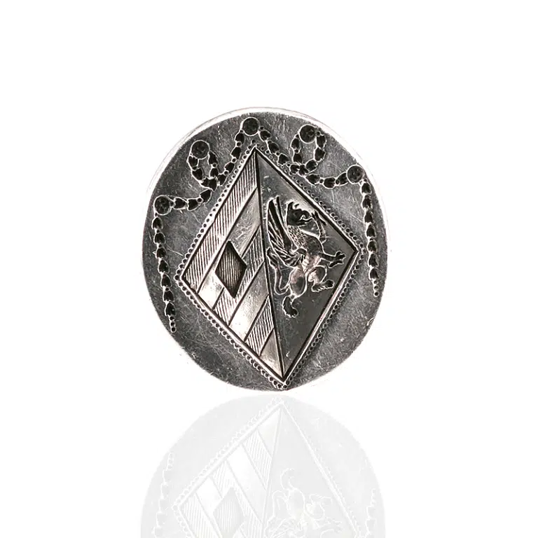 Antique family crest seal