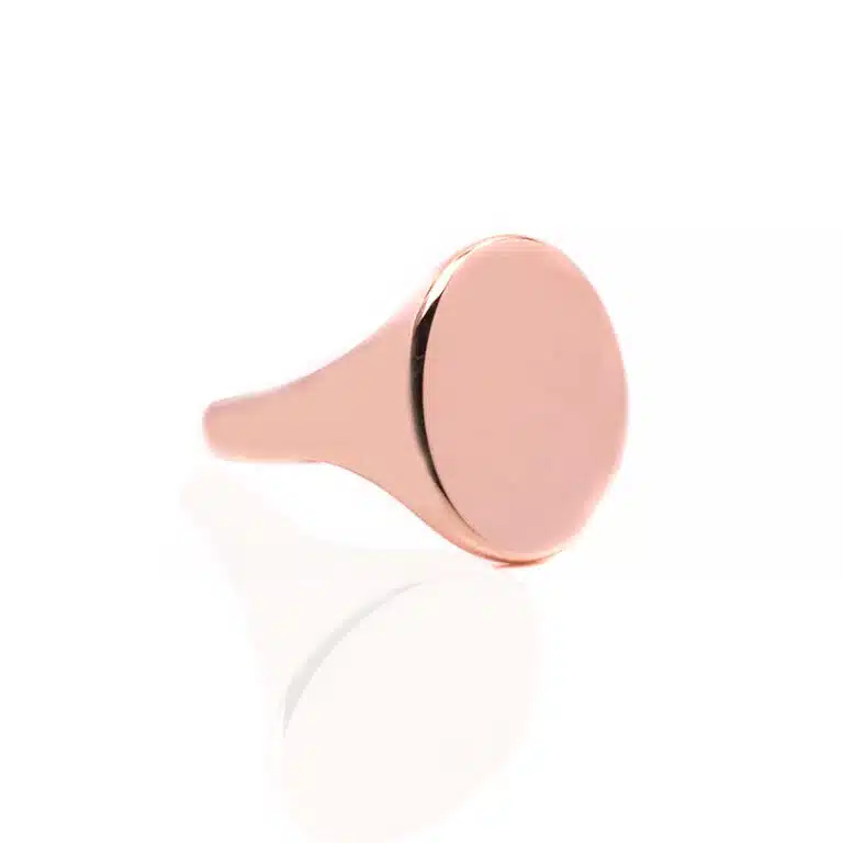 Antique oval signet ring
