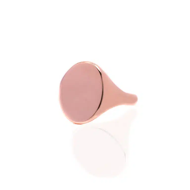 Antique oval signet ring