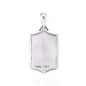 Hand engraved antique photo locket