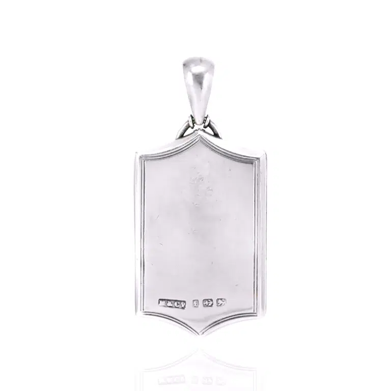 Hand engraved antique photo locket