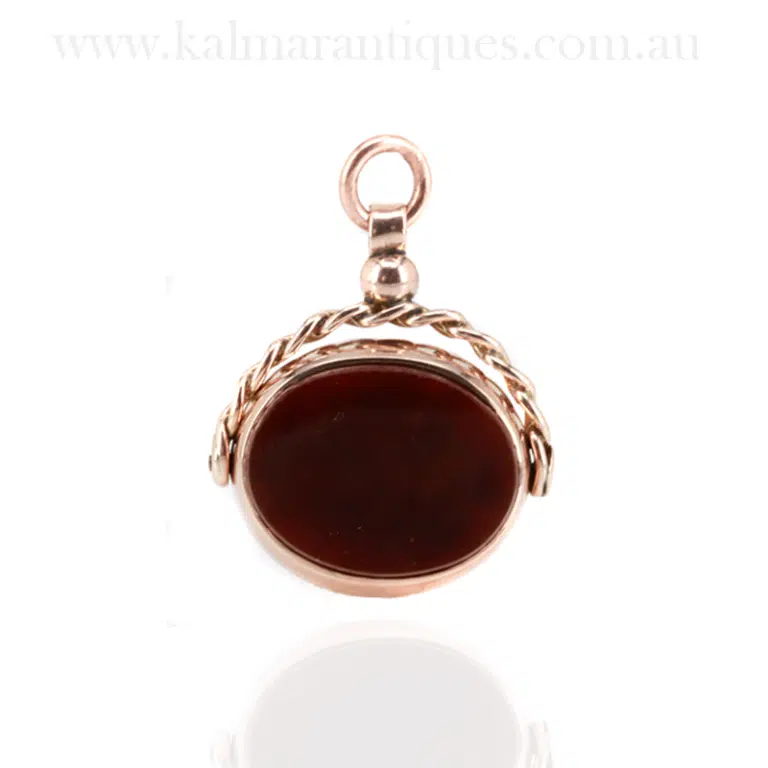 Antique spinner fob