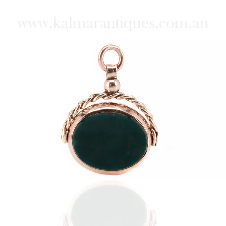 Antique spinner fob made in 1907