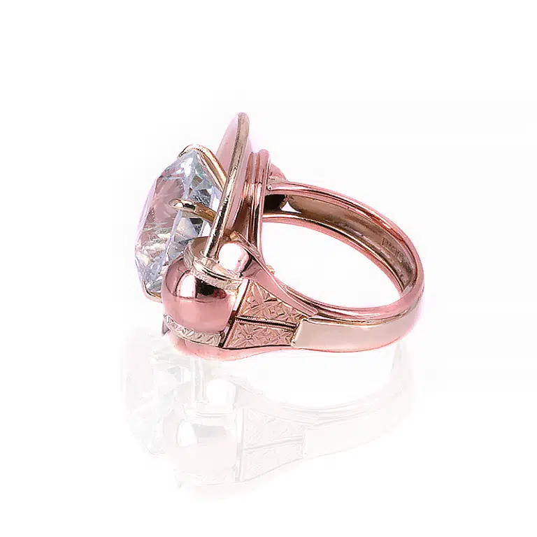 Retro Aquamarine Ring