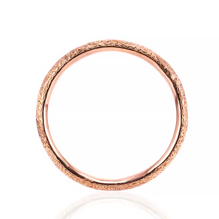 Antique engraved arm bangle