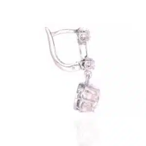 French Art Deco diamond earrings