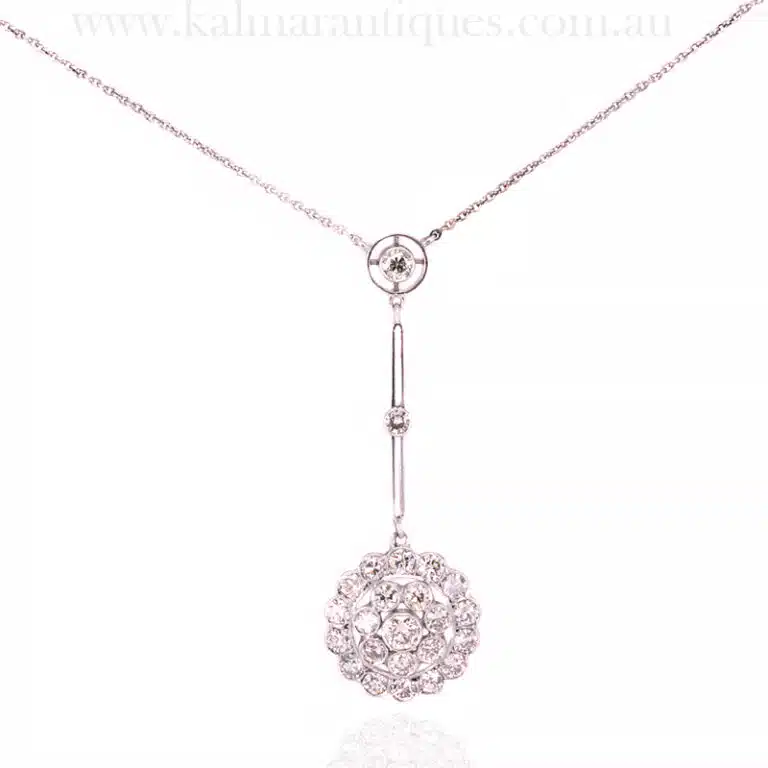 1920's Art Deco era diamond necklace