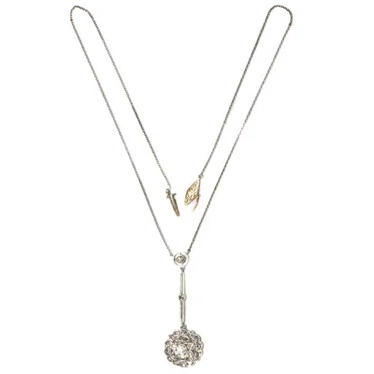 1920's Art Deco era diamond necklace