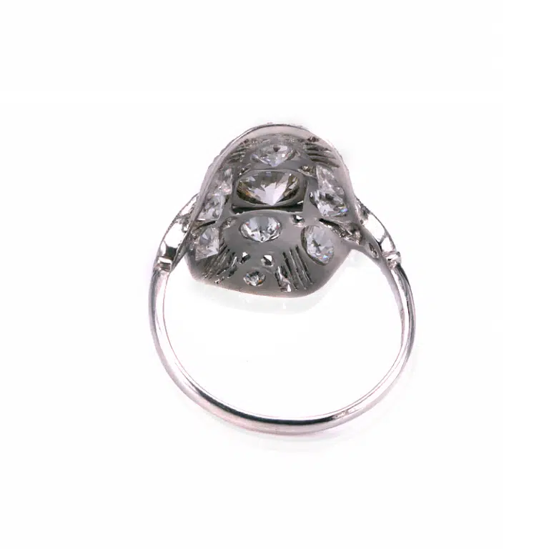 Art Deco diamond engagement ring