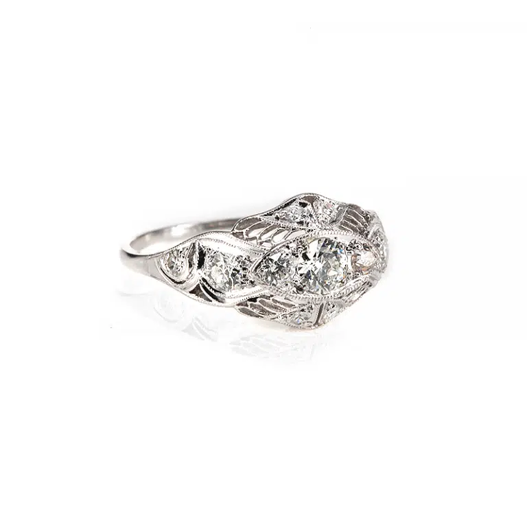 Art Deco engagement ring
