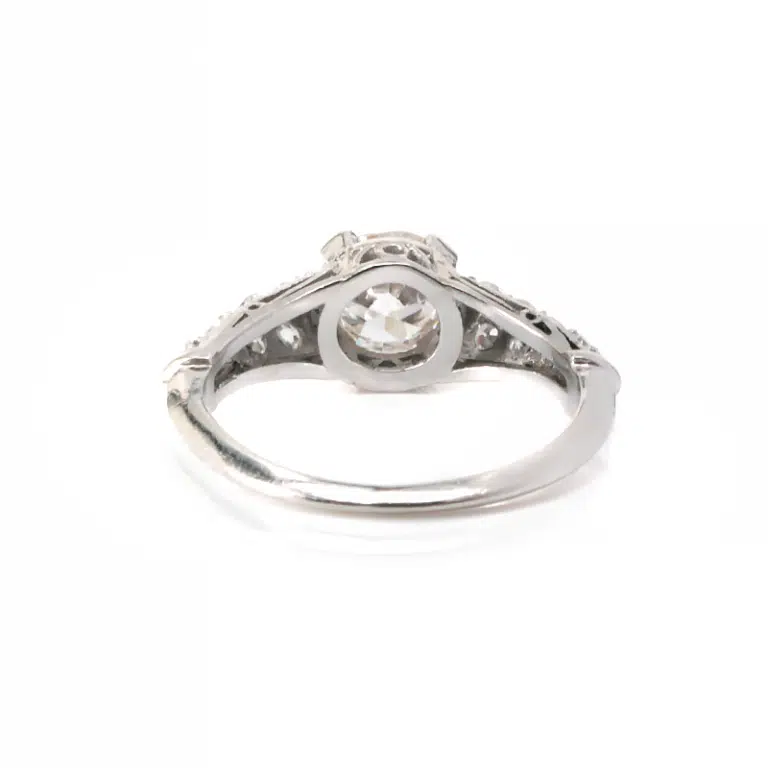 Art Deco diamond engagement ring