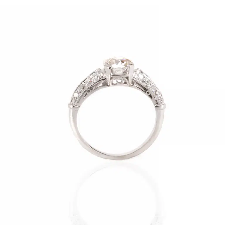 Art Deco diamond engagement ring