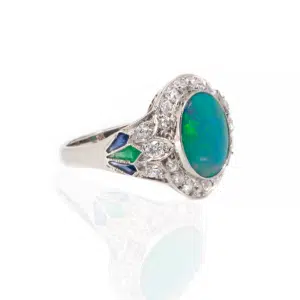 Art Deco Egyptian revival ring