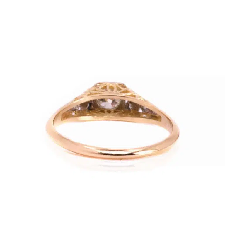 Art Deco diamond engagement ring