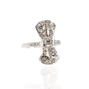 Art Deco diamond engagement ring
