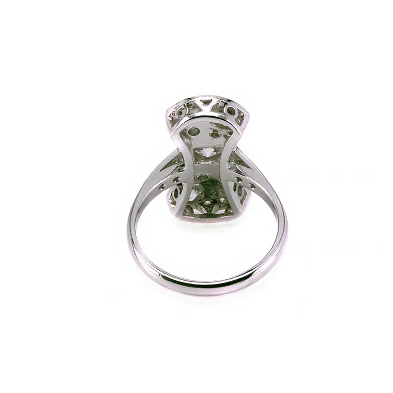 Art Deco diamond engagement ring