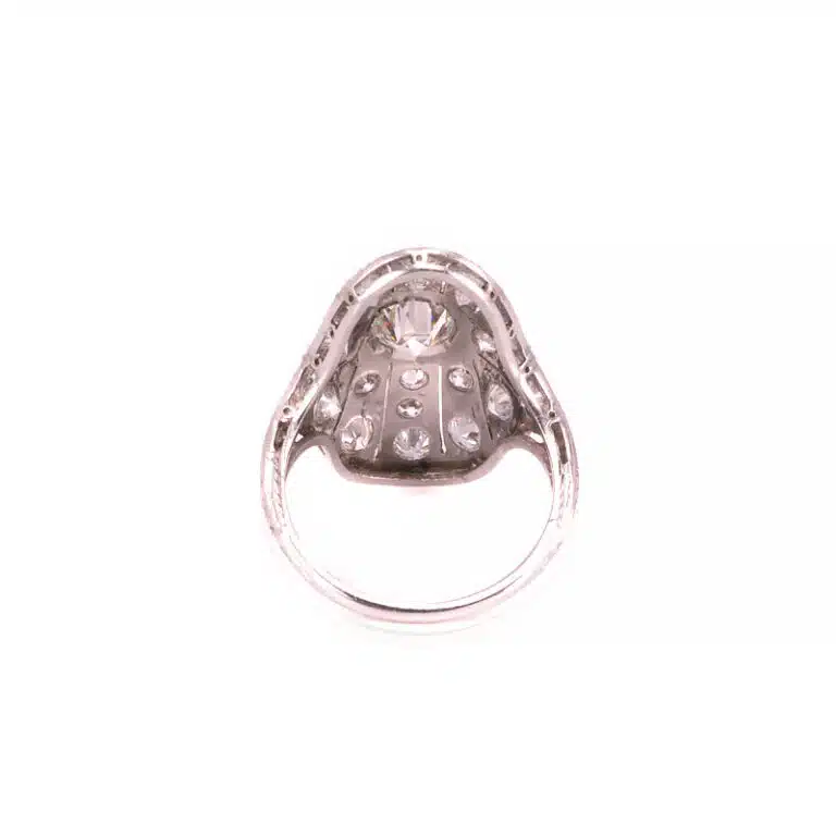 Platinum Art Deco diamond ring