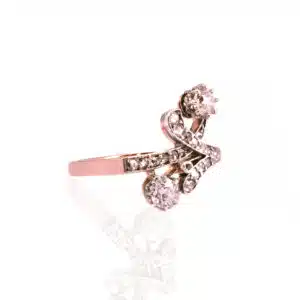 Art Nouveau diamond ring