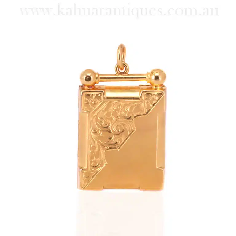 Antique Australian locket by Aronson