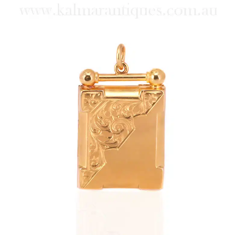 Antique Australian locket by Aronson