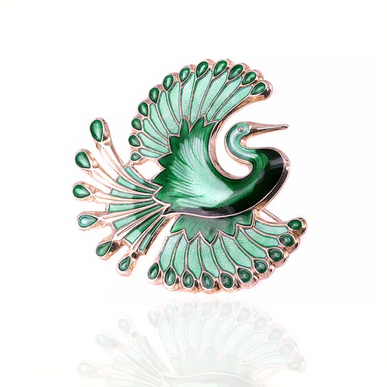 Bird of Paradise brooch