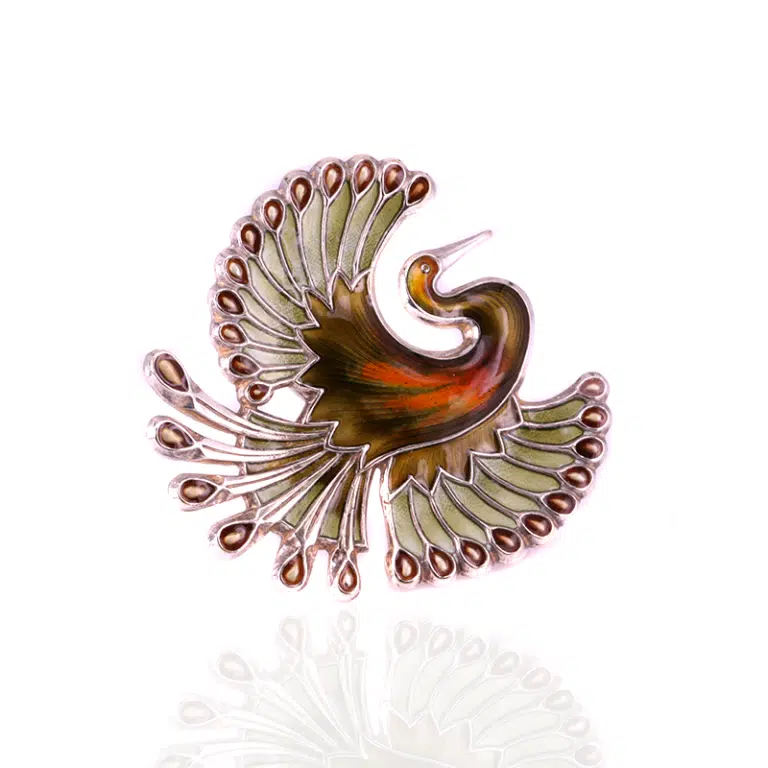 Bird of Paradise brooch by David Andersen