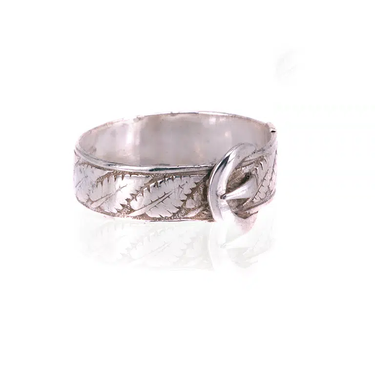 Antique buckle ring