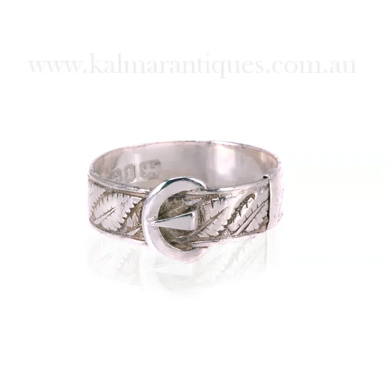 Antique buckle ring