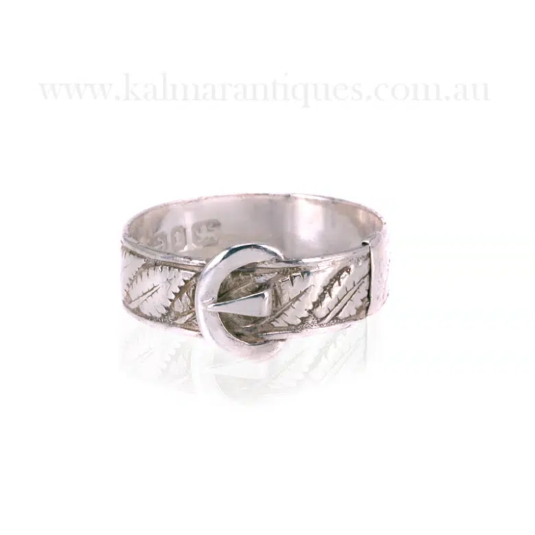 Antique buckle ring