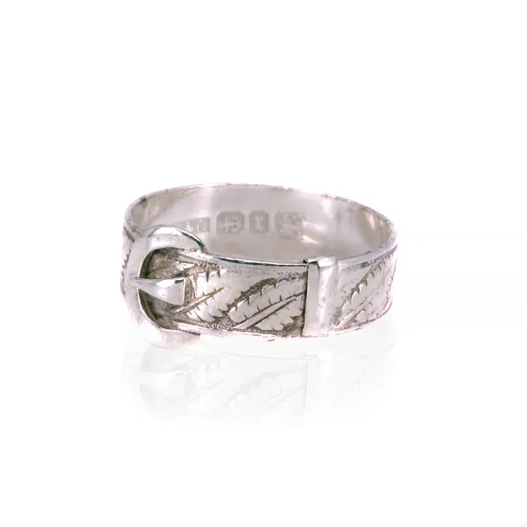 Antique buckle ring made in 1893